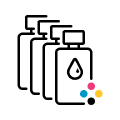 1 Set of Color Ink Bottles