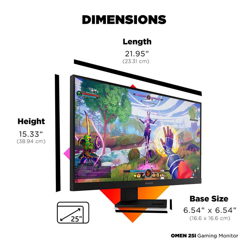 Omen 25i Gaming Fhd Monitor Hp Store Singapore