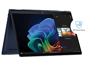 HP EliteBook X Flip G1i 14 inch Notebook Next Gen AI PC, Blue + HP 3 Year Premium+ Warranty - 14-inch (35.56 cm) - Blue (B91B3PT-BN1)