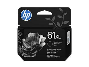 HP 61XL High Yield Black Original Ink Cartridge (C0PA4AA) - Center facing