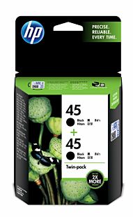 HP 45 2-pack Black Original Ink Cartridges (CC625AA) - Shop HP.com