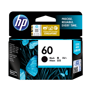 HP 60 Black Original Ink Cartridge - Shop HP.com Singapore
