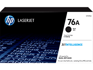 HP 76A Black Original LaserJet Toner Cartridge (~3,000 pages) (CF276A) - Center facing