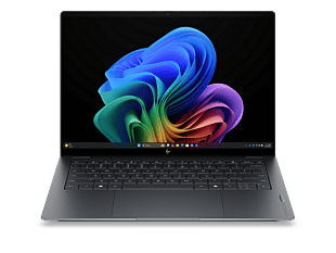 HP OmniBook Ultra 14 inch Laptop Next Gen AI 14-kd0047TU, Grey + HP 720 Multi-Device Rechargeable Wireless Keyboard and Mouse Combo + HP Series 3 Pro 23.8 inch FHD Monitor  - 14" - Eclipse gray aluminum (D6ZA2PA-BN)