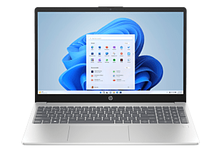 HP Laptop AI 15.6 inch 15-fd2141TU, Silver - 15.6-inch (39.62 cm) - Natural silver (D6ZC5PA)