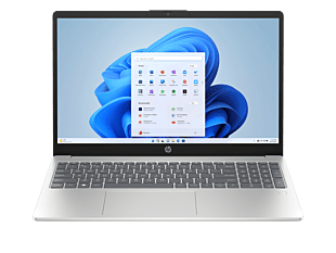 HP Laptop AI 15.6 inch 15-fd2141TU, Silver + HP Series 3 Pro 23.8 inch FHD Monitor  - 15.6-inch (39.62 cm) - Natural silver (D6ZC5PA-BN)