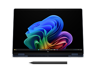 HP OmniBook X Flip 2-in-1 14 inch Laptop Next Gen AI 14-kc0072AU, Blue - 14" - Atmospheric blue aluminum (DQ6W5PA)