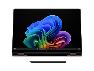 HP OmniBook X Flip 2-in-1 14 inch Laptop Next Gen AI 14-kc0073AU, Espresso - 14" - Deep espresso aluminum (DQ6W6PA)