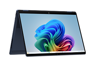 HP OmniBook X Flip 2-in-1 14 inch Laptop Next Gen AI 14-kc0075AU, Blue - 14" - Atmospheric blue aluminum (DQ6W8PA)