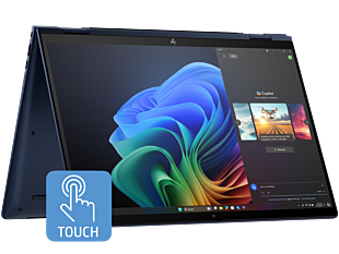 HP EliteBook X Flip G1i 14 inch Notebook Next Gen AI PC, Blue + HP 3 Year Premium+ Warranty - 14-inch (35.56 cm) - Blue (B91B3PT-BN1)