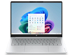 HP OmniBook 3 14 inch Laptop Next Gen AI 14-hs0030TU, Silver + HP Series 3 Pro 23.8 inch FHD Monitor  - 14" - Glacier silver cover and keyboard frame, canvas gray base (D6ZB6PA-BN)