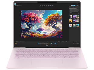 HP OmniBook 7 AI PC 14 Inch Laptop 14-fr0038TU, Pink - 14" - Powder pink (BQ4J9PA)