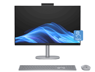 HP OmniStudio X 27 inch 27-cs1002d All-in-One Desktop PC - 27-inch (68.58 cm) - Meteor silver (BA4D2PA)