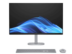 HP OmniStudio X 32 inch 32-c1000d All-in-One Desktop PC - 31.5-inch (80.01 cm) - Meteor silver (BA4D3PA)