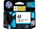 hp 61 ink black and color