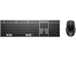 HP 720 Multi-Device Rechargeable Wireless Keyboard and Mouse Combo