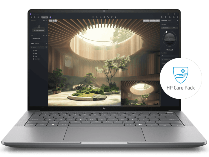 HP ZBook Ultra 14 inch G1a Mobile Workstation PC, Silver + HP 3y Premium Onsite w/Telemetry Mobile Workstation - 14 inches - Silver (C1KR3PT-BN)