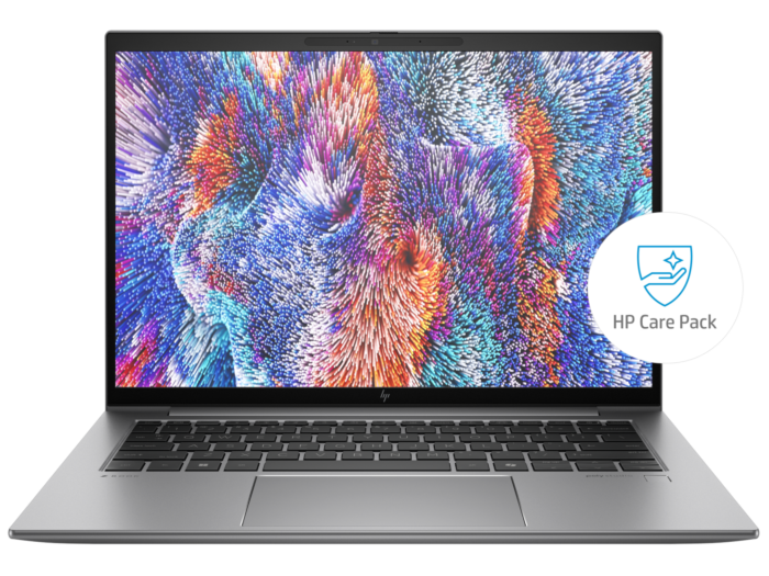 HP ZBook Firefly 14 inch G11 A Mobile Workstation PC, Silver + HP 3y Premium Onsite w/Telemetry Mobile Workstation - 14 inches - Silver (C1KS0AT-BN)