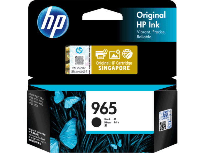 black cartridge hp