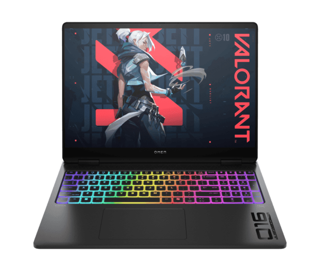 OMEN MAX Gaming Laptop 16 inch 16-ah0096TX, Black - 16" - Shadow black aluminum in cover and base, light bar, RGB in keyboard frame, black chrome logo (BG6M8PA)