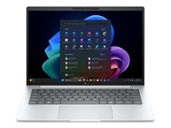 HP EliteBook 8 G1a 14 inch Notebook Next Gen AI PC, Silver + HP 3y Premium+ Onsite w/Telemetry Notebook  - 14 inches - Silver (BP6C2PT-BN)