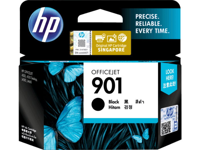HP 901 Black Original Ink Cartridge HP Online Store