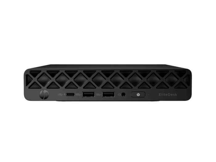 HP EliteDesk 8 Mini G1a Desktop PC + HP 3y Onsite w/Predictive Detection Alerts Desktop - Without Screen -  (D64N8PT-BN)