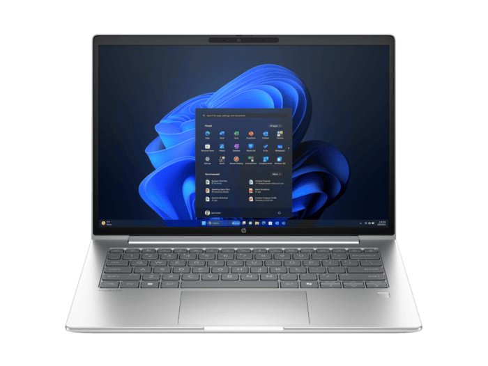 HP ProBook 4 G1i 14 inch Notebook AI PC, Silver + HP 3y Onsite w/Predictive Detection Alerts Notebook - 14-inch (35.56 cm) - Pike silver (D67DWAT-BN)