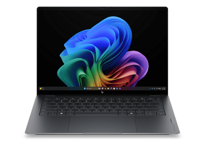 HP OmniBook Ultra 14 inch Laptop Next Gen AI 14-kd0047TU, Grey + HP 720 Multi-Device Rechargeable Wireless Keyboard and Mouse Combo + HP Series 3 Pro 23.8 inch FHD Monitor  - 14" - Eclipse gray aluminum (D6ZA2PA-BN)