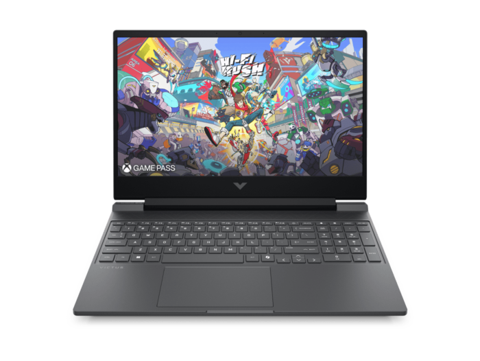 HP Victus Gaming 15.6 inch Laptop 15-fa2499TX, Silver + HyperX Pulsefire Haste 2 - Wireless Gaming Mouse (Black) + HyperX Cloud III - Gaming Headset (Black/Red) - 15.6" - Mica silver, black chrome logo (DJ6Q3PA-BN)