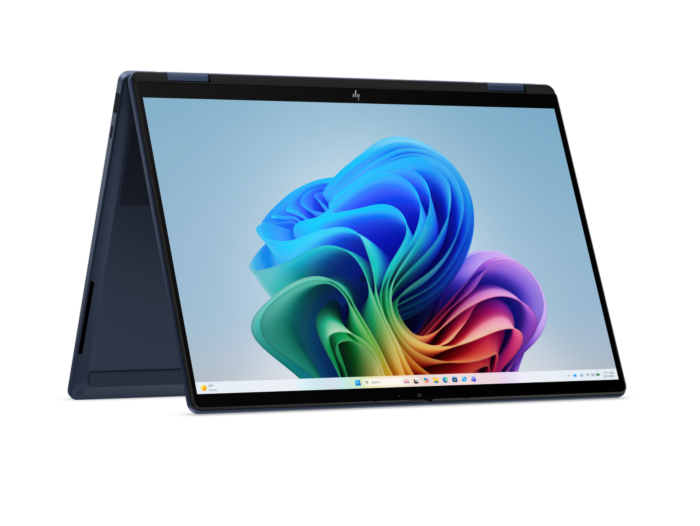 HP OmniBook X Flip 2-in-1 14 inch Laptop Next Gen AI 14-kc0075AU, Blue - 14" - Atmospheric blue aluminum (DQ6W8PA)