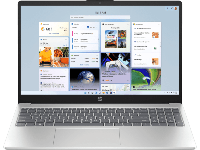 HP Laptop 15.6 inch  15-fc0511AU, Silver - 15.6-inch (39.62 cm) - Silver (BW0S8PA)