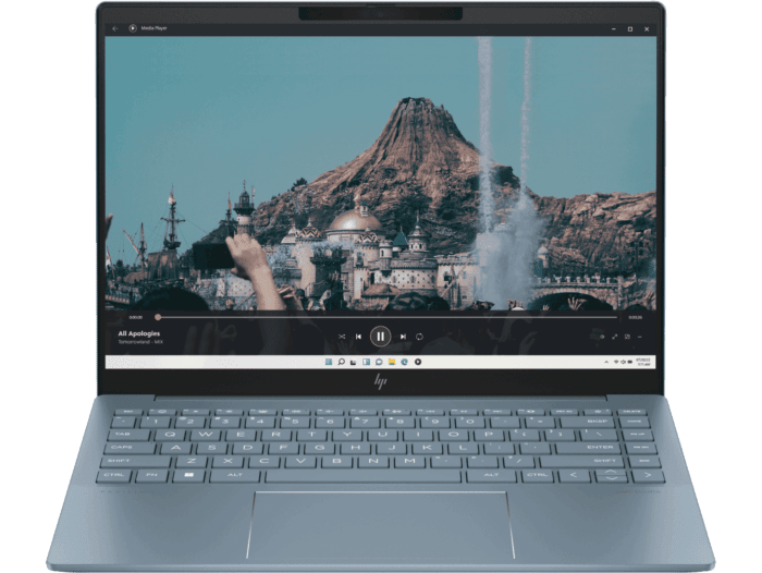 HP Pavilion Plus 14 inch Laptop 14-ew1114TU, Blue - 14 inches - Blue (B85K7PA)