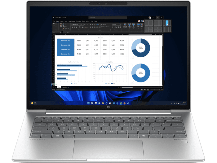 HP ProBook 440 14 inch G11 Business Laptop, Silver + HP 3 Year Premium+ Warranty - 14-inch (35.56 cm) - Pike silver (A77NSPT-BN1)