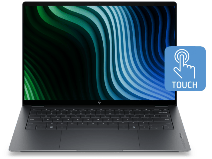 HP OmniBook Ultra 14 inch Laptop Next Gen AI 14-kd0047TU, Grey - 14" - Eclipse gray aluminum (D6ZA2PA)
