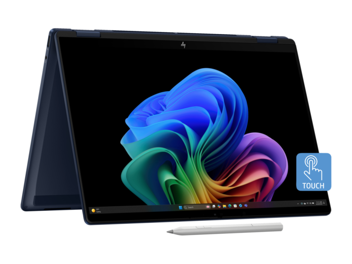 HP OmniBook X Flip Next Gen AI PC 14 inch Laptop 14-fm0063TU, Blue - 14" - Atmospheric blue (BQ4J5PA)