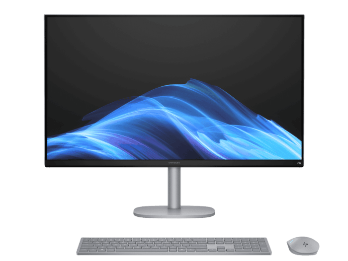 HP OmniStudio X 32 inch 32-c1000d All-in-One Desktop PC - 31.5-inch (80.01 cm) - Meteor silver (BA4D3PA)