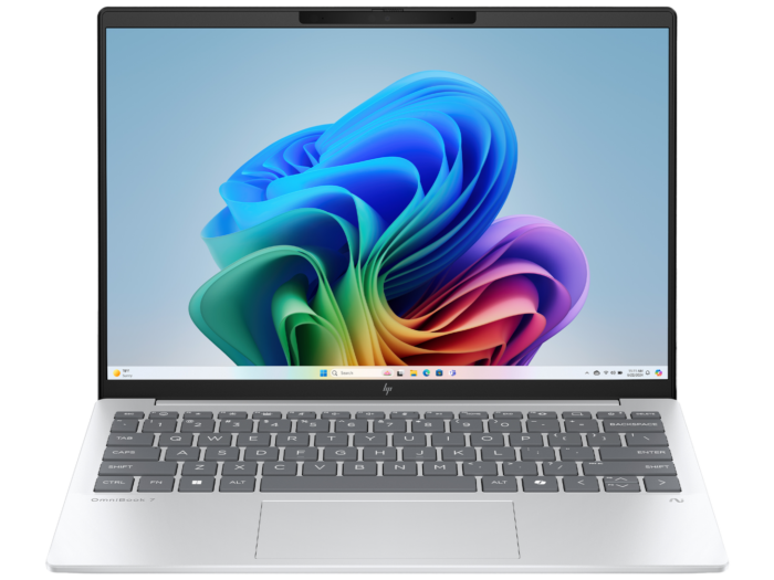 HP OmniBook 7 Aero Next Gen AI PC 13.3 inch Laptop 13-bg1073AU, Silver - 13.3-inch (33.78 cm) - Glacier silver (BQ4J2PA)