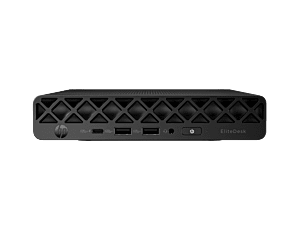 HP EliteDesk 8 Mini G1i Desktop AI PC + HP 3y Onsite w/Predictive Detection Alerts Desktop - Without Screen - Black (C30S9PT-BN)