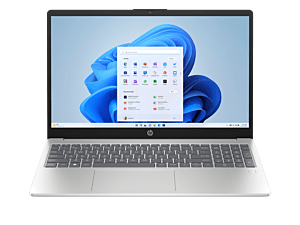HP Laptop AI 15.6 inch 15-fd2141TU, Silver - 15.6-inch (39.62 cm) - Natural silver (D6ZC5PA)