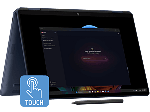 HP OmniBook Ultra Flip 14 inch Laptop 14-fh0015TU, Blue - 14" - Atmospheric blue (B0QM6PA)