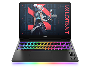 OMEN MAX Gaming Laptop 16 inch 16-ah0098TX, Black - 16" - Shadow black aluminum in cover and base, light bar, RGB in keyboard frame, black chrome logo (BG6N0PA)