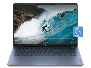 HP OmniBook 5 14 inch Laptop Next Gen AI 14-hh0062TU, Blue - 14" - Starlit blue aluminum (D6ZB0PA)