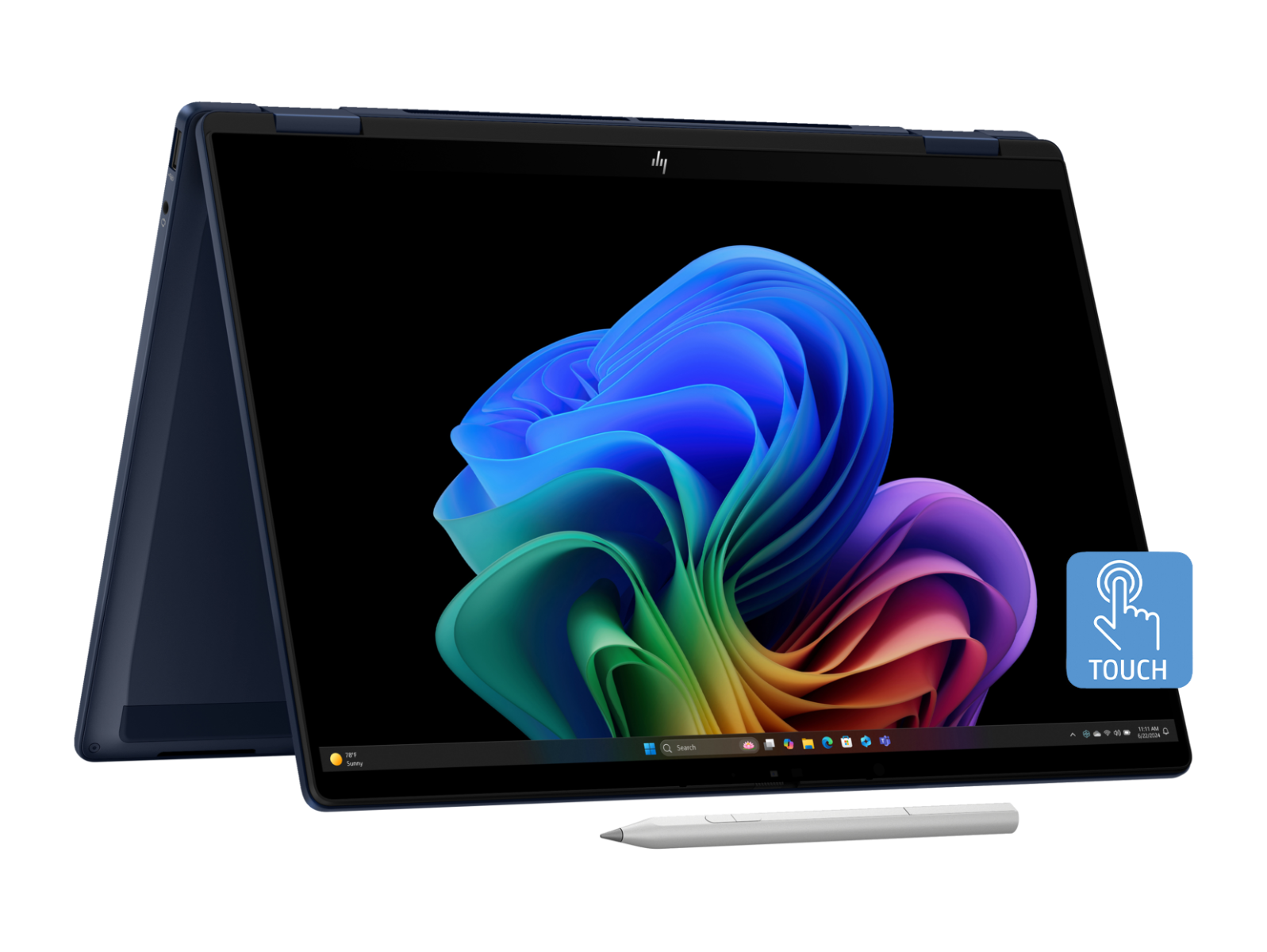 HP OmniBook X Flip Next Gen AI PC 14 inch Laptop 14-fm0063TU, Blue