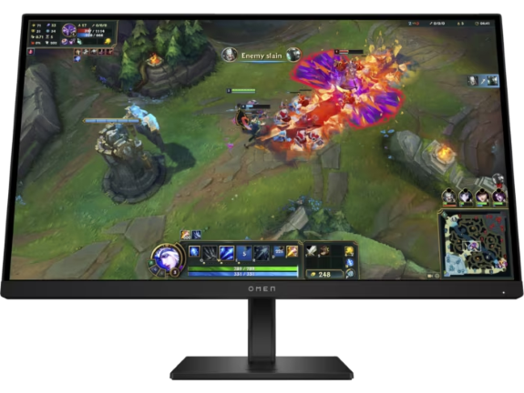 HP OMEN gaming monitor with high refresh rate for competitive gaming