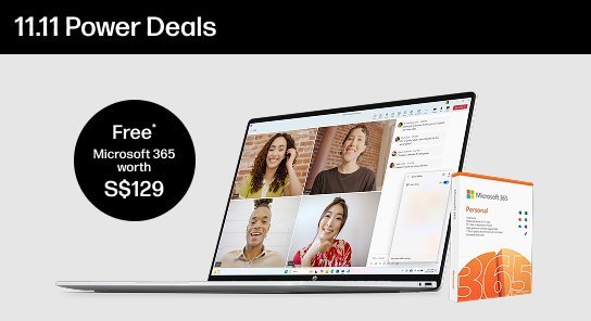 Save up to S$100* sitewide with code SG11HPE