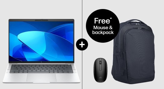 FREE* backpack and mouse with Business laptop purchase!