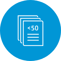 <50 pages per month