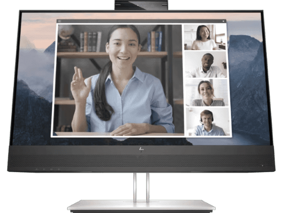 HP E24mv G4 FHD conferencing monitor for professional video calls