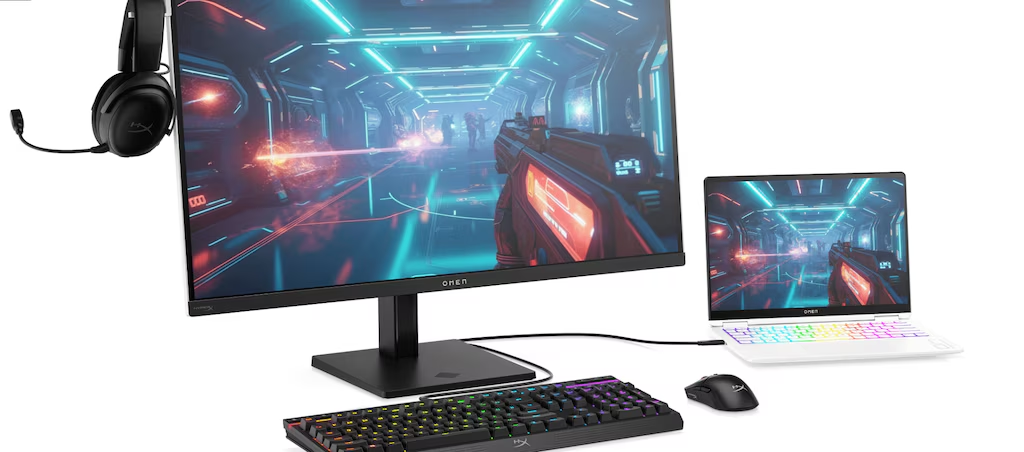 HP OMEN desktop and laptop